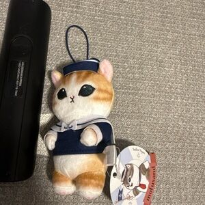 Sailor Cat Plush Toy - Brown and White